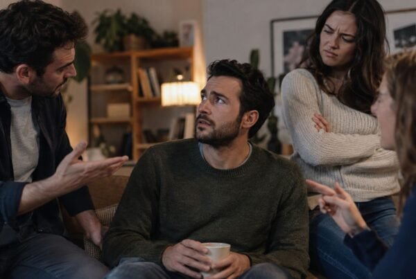 Masculinidad coercitiva y presión social sobre un hombre adulto